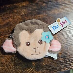 Nat & Jules Floralicious Sweet Cuddly Monkey Kidcore Coin Purse